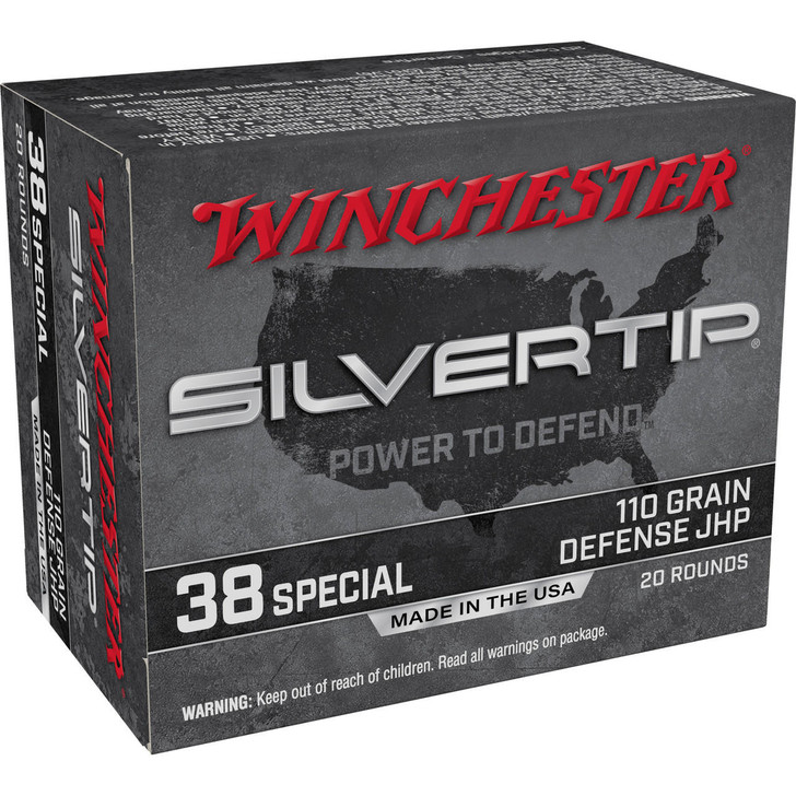 Winchester Ammunition Win Silvertip 38spc 110gr Hp 20/200