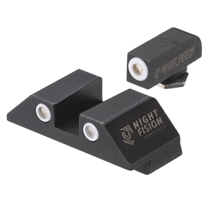 Night Fision Tritium White Dot - Square Rear For Glock 20/41