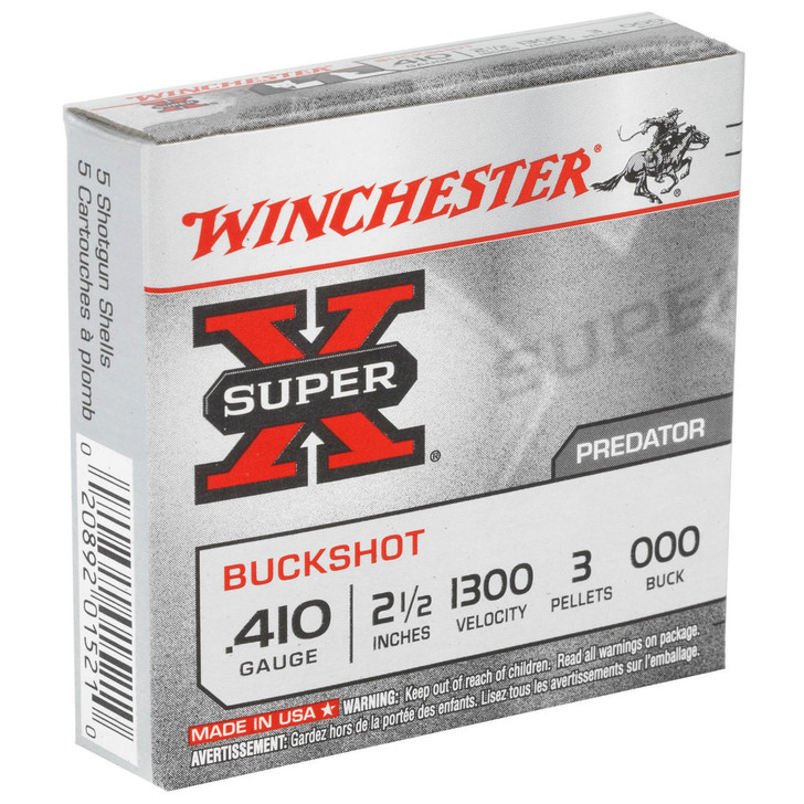 Winchester Ammunition Win Sprx 410ga 2.5"000bk 3plt 5/250 
