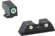Ameriglo Tritium Classic Set - Green/yellow For Glock 17/22+