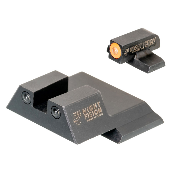 Night Fision Tritium Orangedot - Square Rear S&w M&p/2.0 Set!