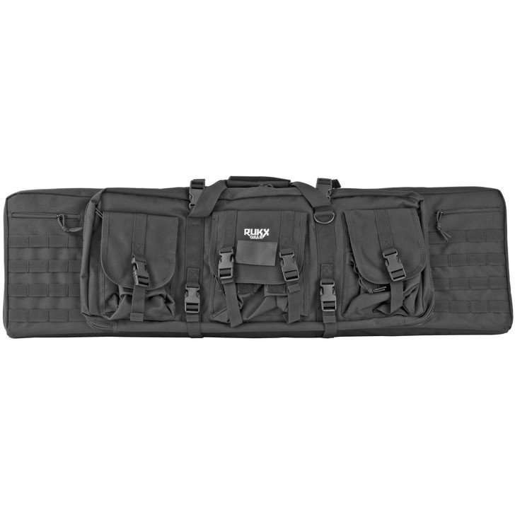 American Tactical Ati Tactical 42" Double Rifle Bag Bl 