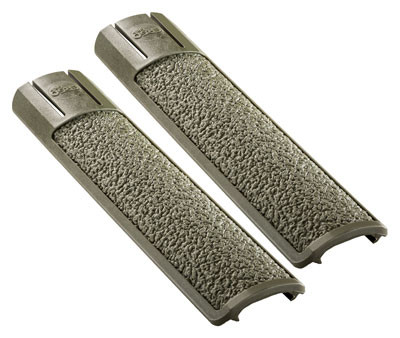 Ergo Grip Rail Cover Full Long - Textured Picatinny Od Grn 2pk