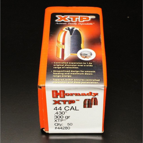 Hornady Bullets 44 Cal .430 - 300gr Xtp 50ct 25bx/cs