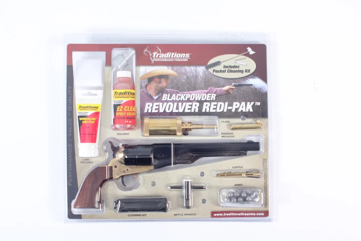 Traditions Bp Revolver 1860 - Colt Army .44 Brass/wal Redipk