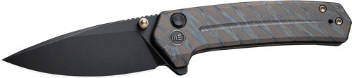 We Knife Culex 2.9" Tiger Strp - Flamed Titanium/blk Stnwash