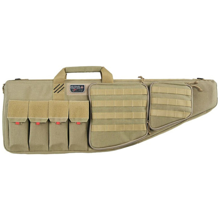 Gps Tactical Ar Case 35" Tan - W/ Handgun Holder