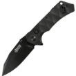 Mc Elite Tactical Parallax - 3.5" Drop Point Folder Blk/bl!