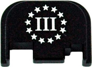 Cruxord Back Plate 3% Flag - Fits Glock 43<