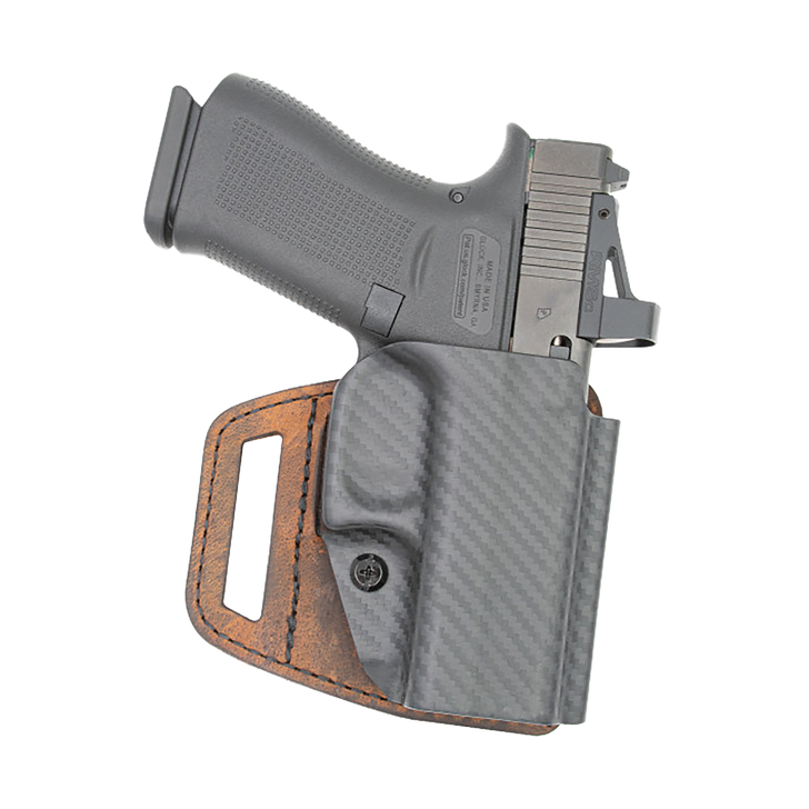 Versacarry Vslide Holster Owb - Hybrid Sf Hellcat Poly/brown
