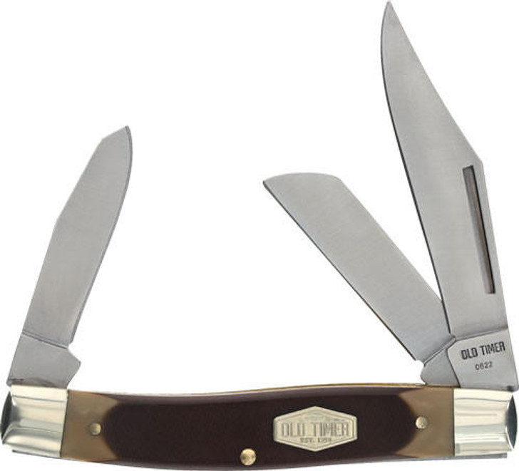  Old Timer Knife Senior 3-blade - 3" S/s Delrin 