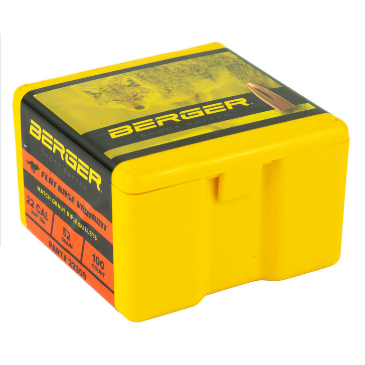 Berger Bullets Berger .224 52g Varm Fb 100ct 