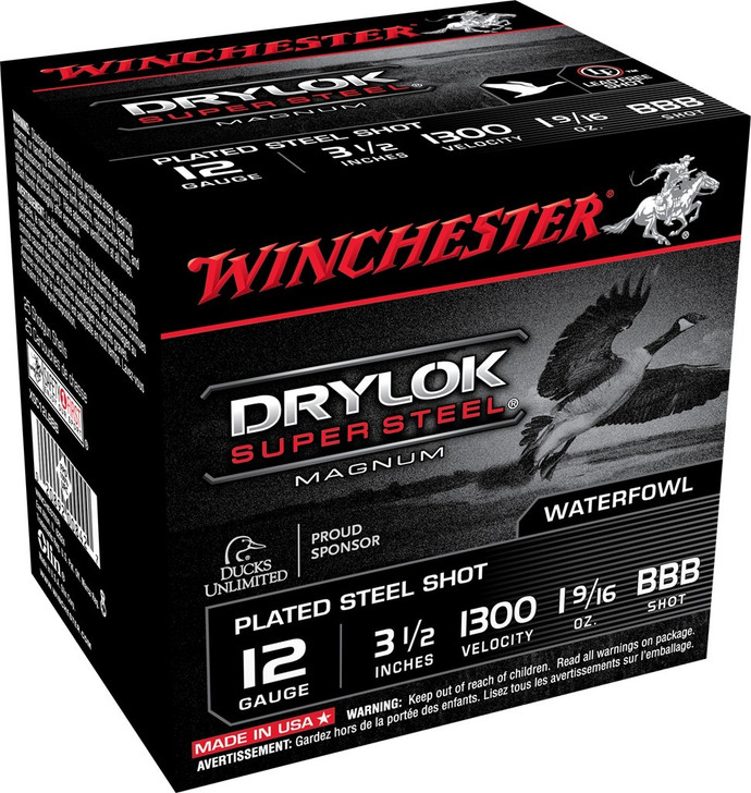 Win Ammo Super-x Steel 12ga. - 3.5" 1300fps. 1-9/16oz. Bbb
