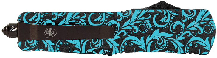 Templar Knife Slim Otf Maiden - Teal 3.1" Black Drop Point