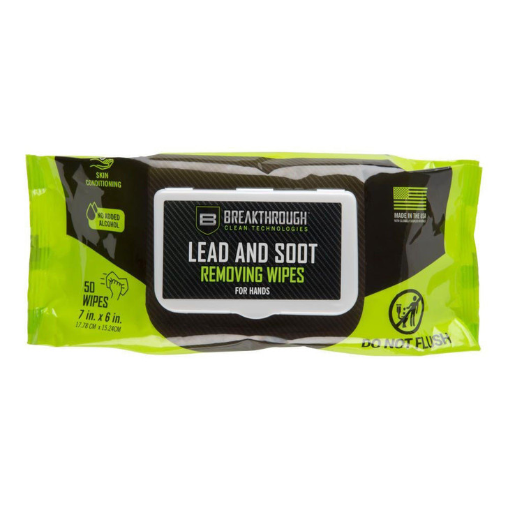 BREAKTHROUGH CLEAN TECHNOLOG Lead & Heavy Metal Removal Wipes - 7" X 6", 50/pk 