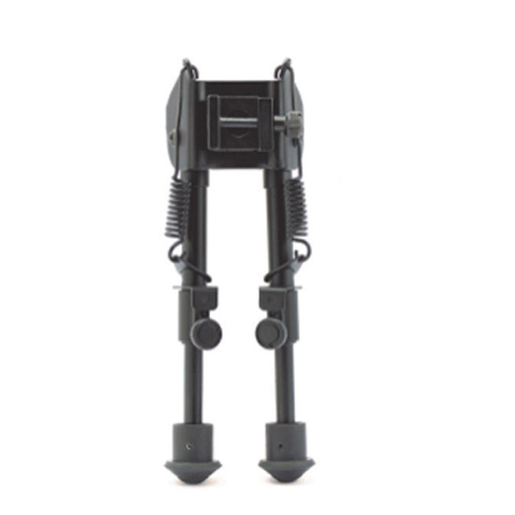 Shooting Made Easy Bipod With Spring - 6&rdquo;-9", Black 