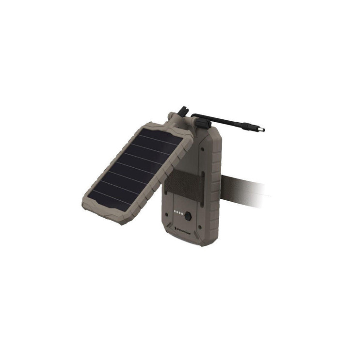 Stealth Cam Sol-pak Solar Battery Pack - Grey, 5000mah Battery Capacity 