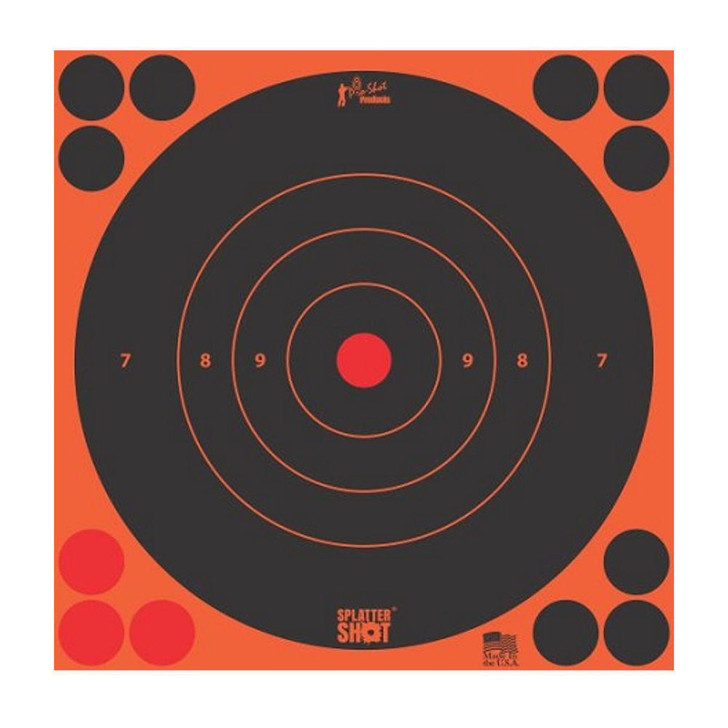 Pro-Shot 12in Orange Bullseye Target 12pk 