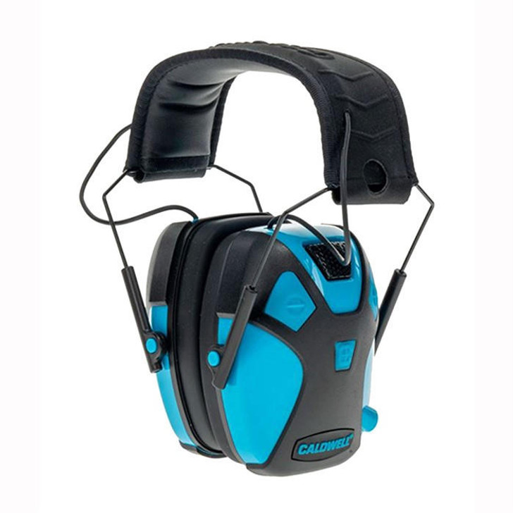 Caldwell Shooting Supplies Youth E-max Pro Electronic Earmuff Neon Blue 