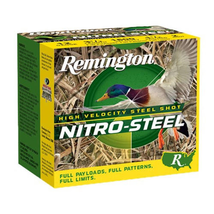 Remington 12 Gauge 3'' 1-3/8 Oz #4 Steel Shot 25/box 