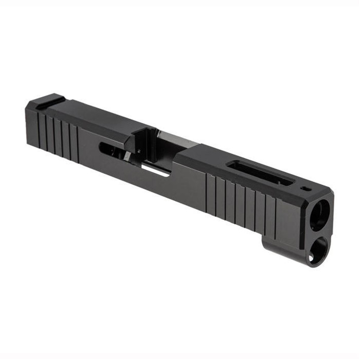 Brownells Iron Sight Slide +window For Glock~ 48 Stainless Nitride 