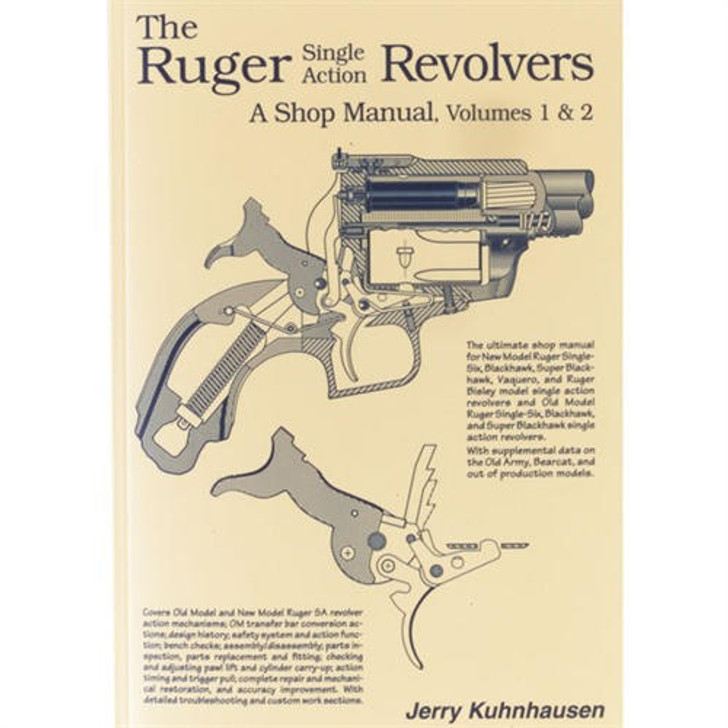 Heritage Gun Books Ruger Single Action Revolvers Shop Manual 