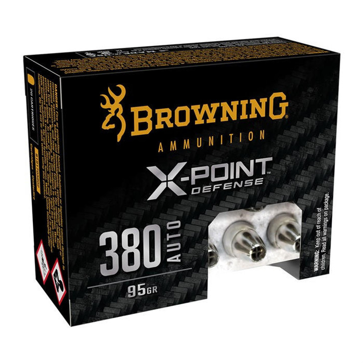 Browning Ammunition 380 Auto 95gr X-point 20/box 