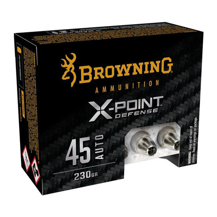 Browning Ammunition 45 Auto 230gr X-point 20/box 
