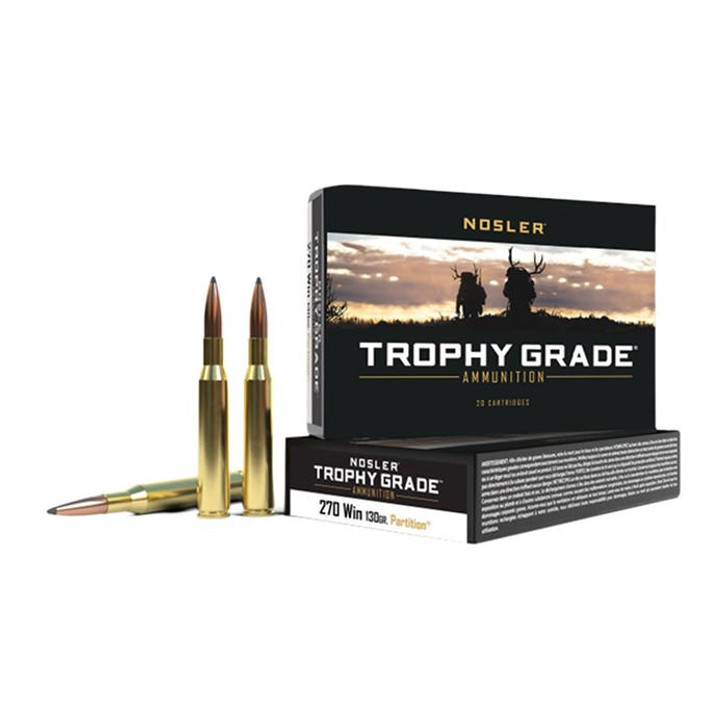 Nosler, Inc. 270 Winchester 130gr Partition Spitzer 20/box 