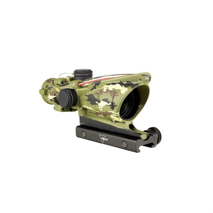 Trijicon 4x32mm Red 223 Chevron Reticle W/ta51 Mount Tiger Camo 