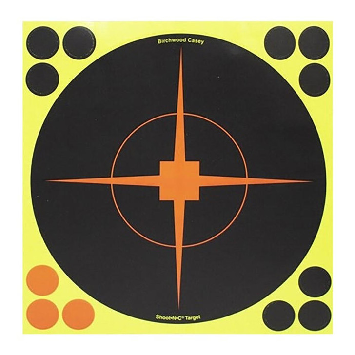 Birchwood Casey Shoot-n-c 12'' Bullseye Target With Resealable Pack 25pk 