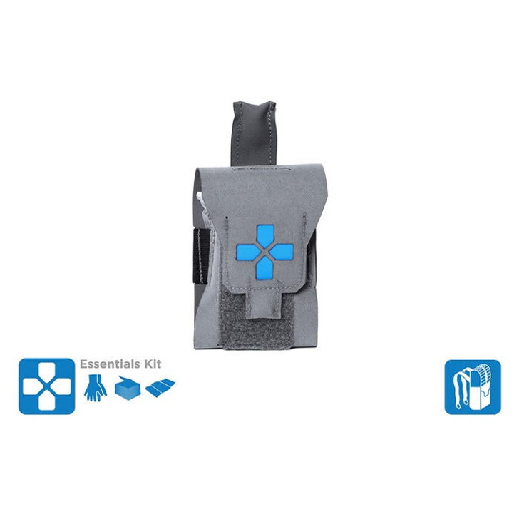 Blue Force Gear Micro Trauma Kit Now!-nano-essential Supplies-wolf Gray 