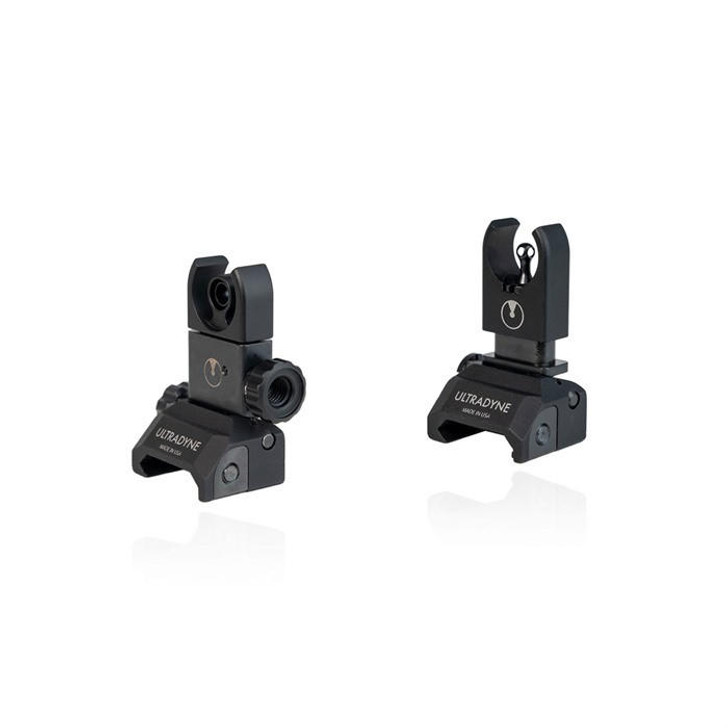 Ultradyne USA C4 Folding Front And Rear Sight Combo, 7.62/.308 