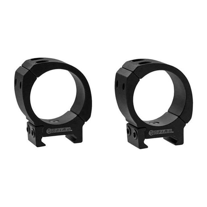 Wheeler Engineering 1'' Low Bi-weaver Rings, Black 