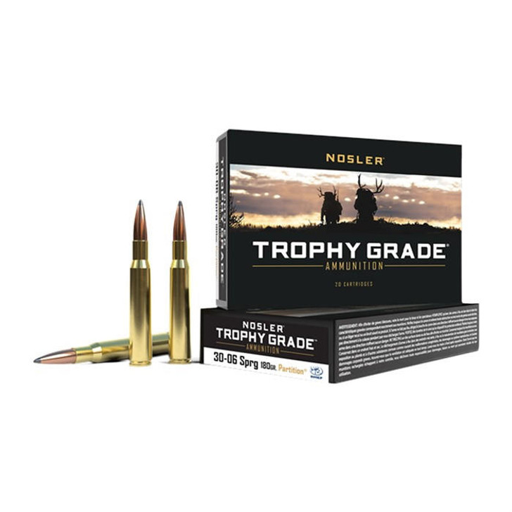 Nosler, Inc. 30-06 Springfield 180gr Partition Spitzer 20/box 