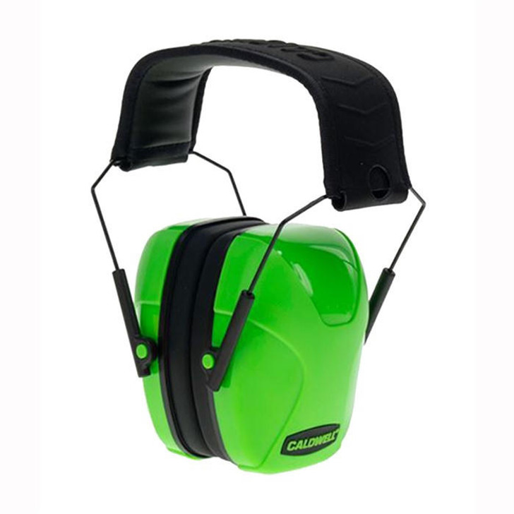 Caldwell Shooting Supplies Youth Passive Earmuff Neon Green 