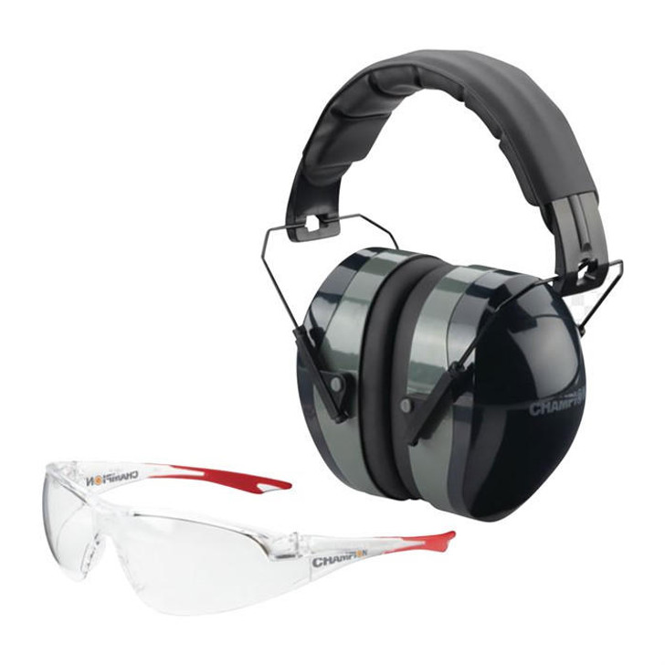 Champion Targets Eyes & Ear Combo Gray/clear 