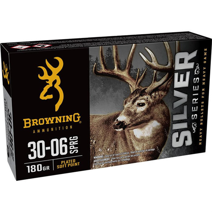 Browning Ammunition 30-06 Springfield 180gr Plated Soft Point 20/box 