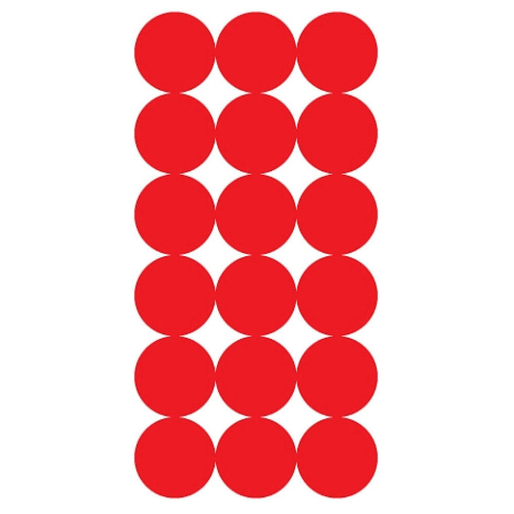 Pro-Shot 1in Repair Patches - 288 / Red And Black 