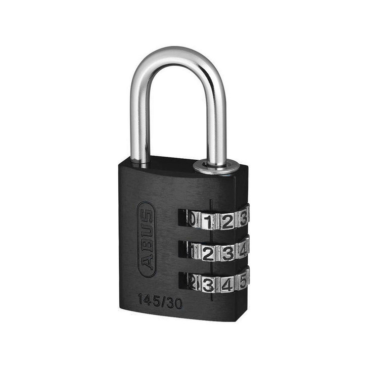 Abus USA Combination Lock 145 - 3-dial, Black 