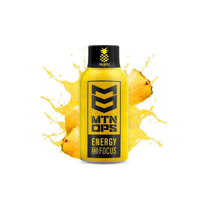 MTN OPS Energy Shots - Pineapple, 12/bx 