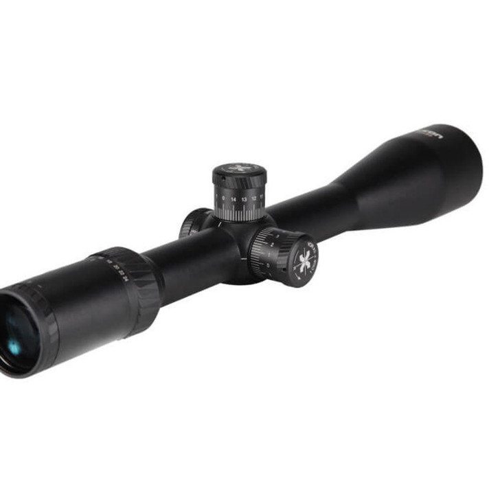 AXEON Long Distance Shooting Riflescope - Black, 6-24x50mm, Mil-dot Reticle 