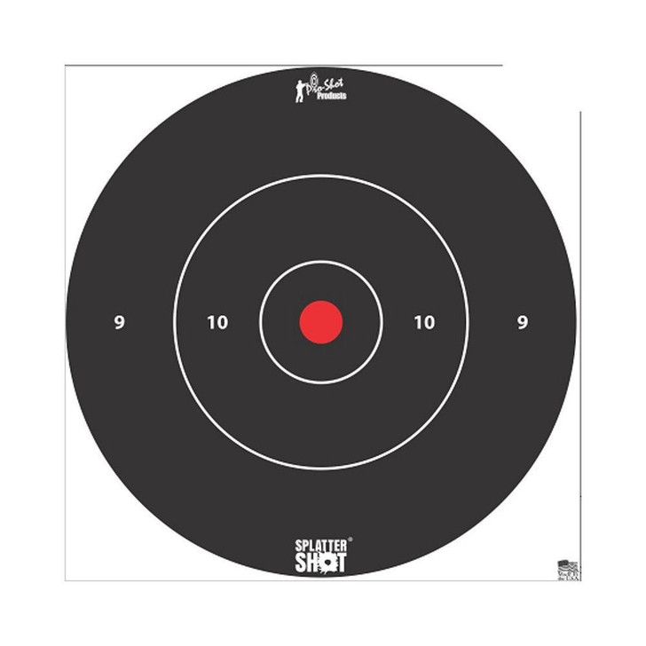 Pro-Shot 12in White Bulls Target Heavy 12pk 