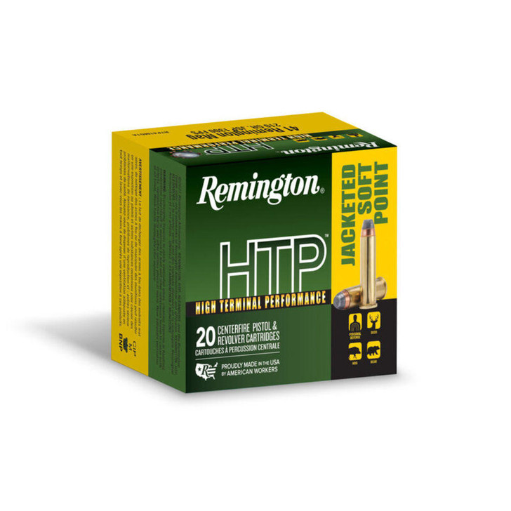 Remington Htp Ammunition - 41 Rem Mag, 210 Gr, Jsp, 1300 Fps, 20/bx 