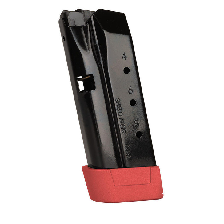 Shield Arms Z9 Magazine - Red, 9mm, 9/rd, Glock 43 