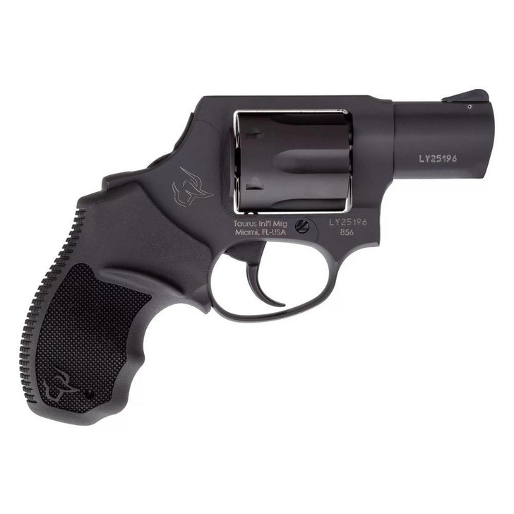  Taurus 856 Revolver - Matte Black, 38 Spl +p, 2" Bbl, 6/rd, Conc. Hammer 