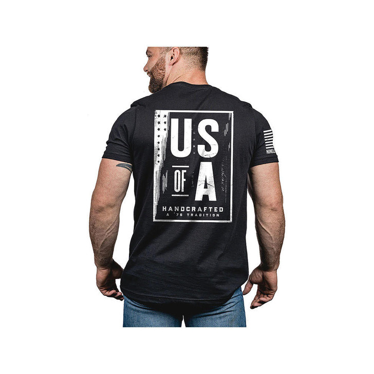Nine Line Apparel Men's Us Of A Shirt - 2x-large, Black 