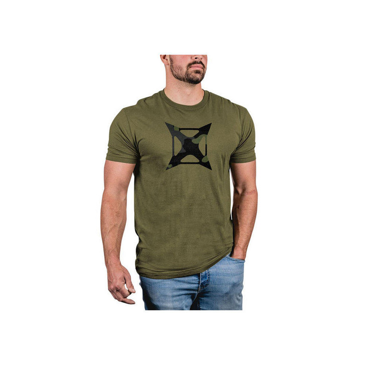 Vertx Stealth Logo Tee - Green, Xl 