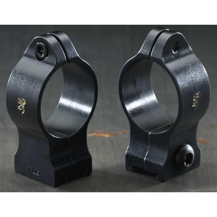 Browning Magazines & Sights Browning-style Scope Rings - Matte, High, 1" 