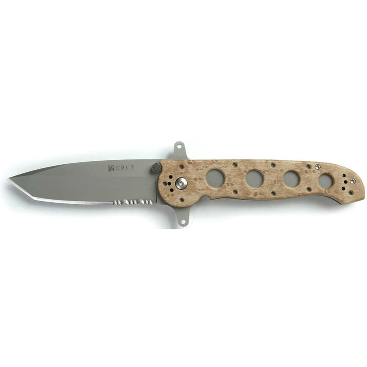 Columbia River M16-14zsf Desert Tanto With Triple Point Serrations - Clam Pack 